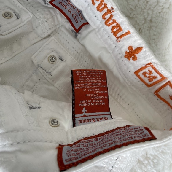 Rock Revival Bootcut Jeans - White - Picture 3 of 4